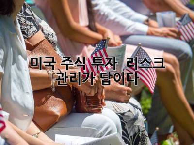 미국 주식 투자?  리스크 관리가 답이다!