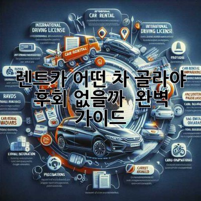 🚗 렌트카, 어떤 차 골라야 후회 없을까? 🤔 완벽 가이드!
